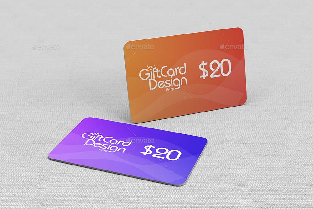 Gift Card Mock Up