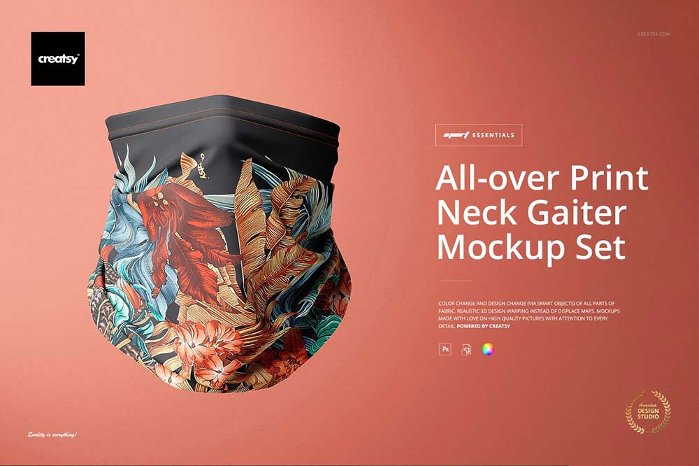 Download 10+ Stylish Bandana Mockup PSD Templates | Mockuptree