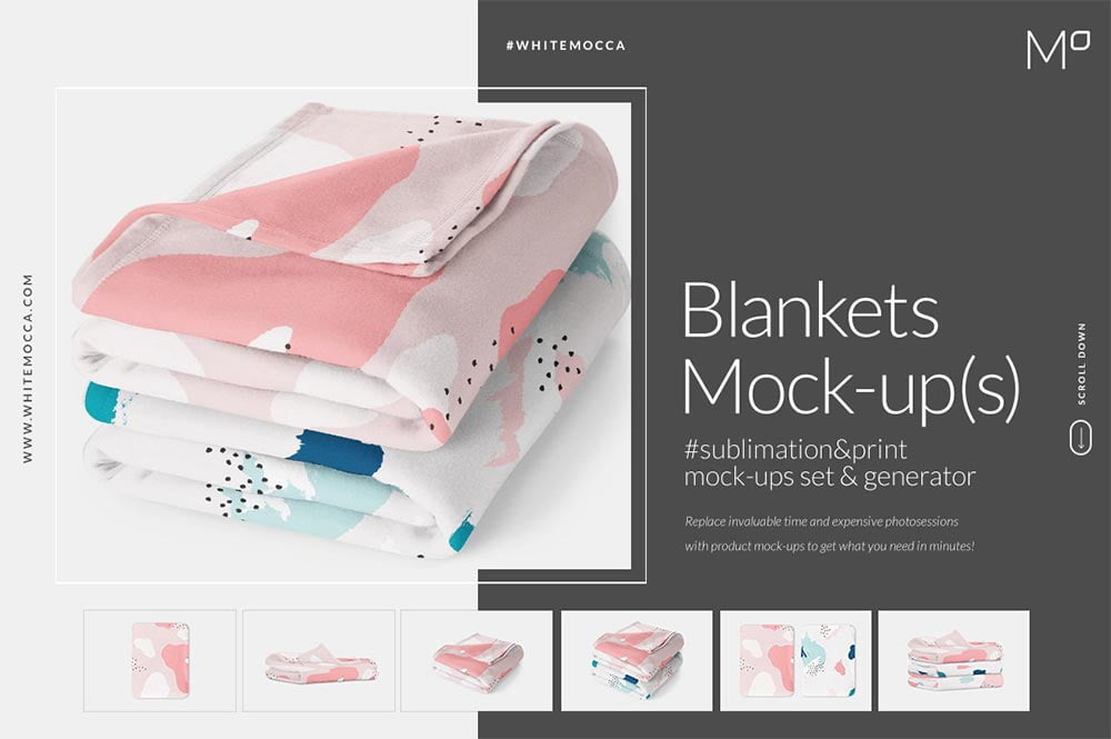 Download 20 Amazing Blanket Mockup Psd Templates Mockuptree