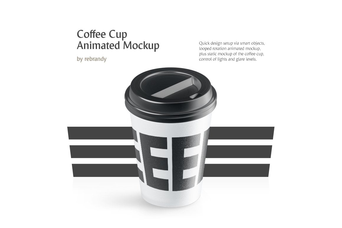 Coffee Cup Animated Mockup