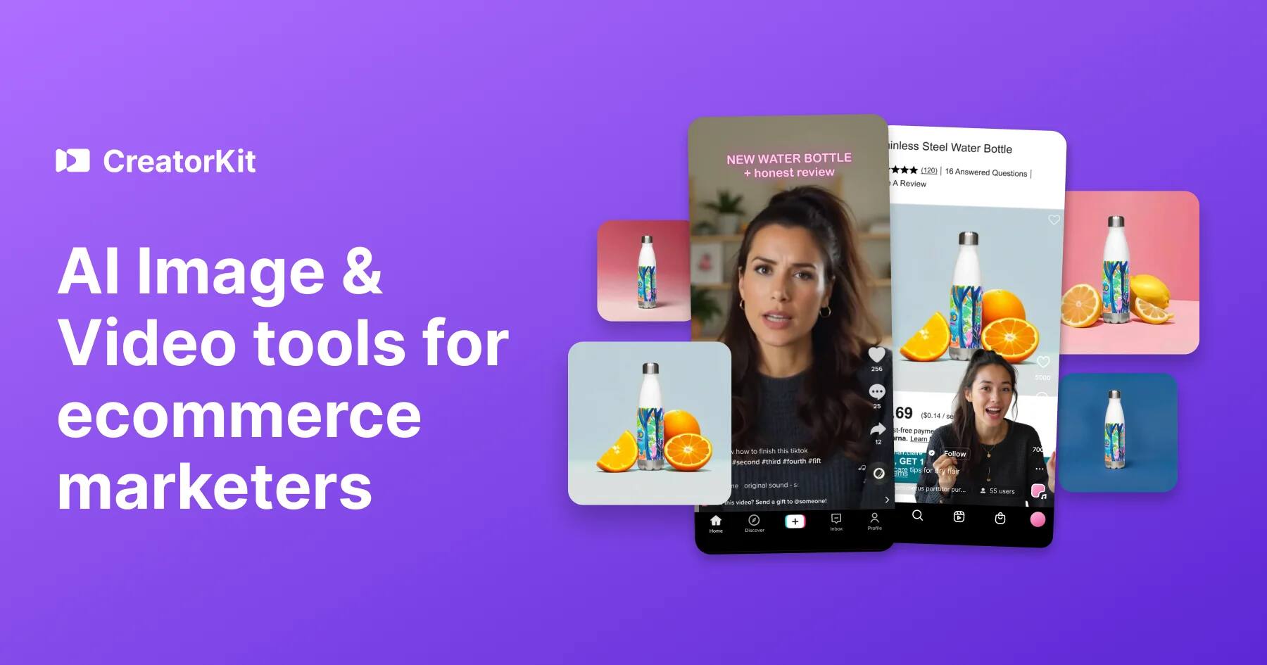CreatorKit AI product photos Shopify integration