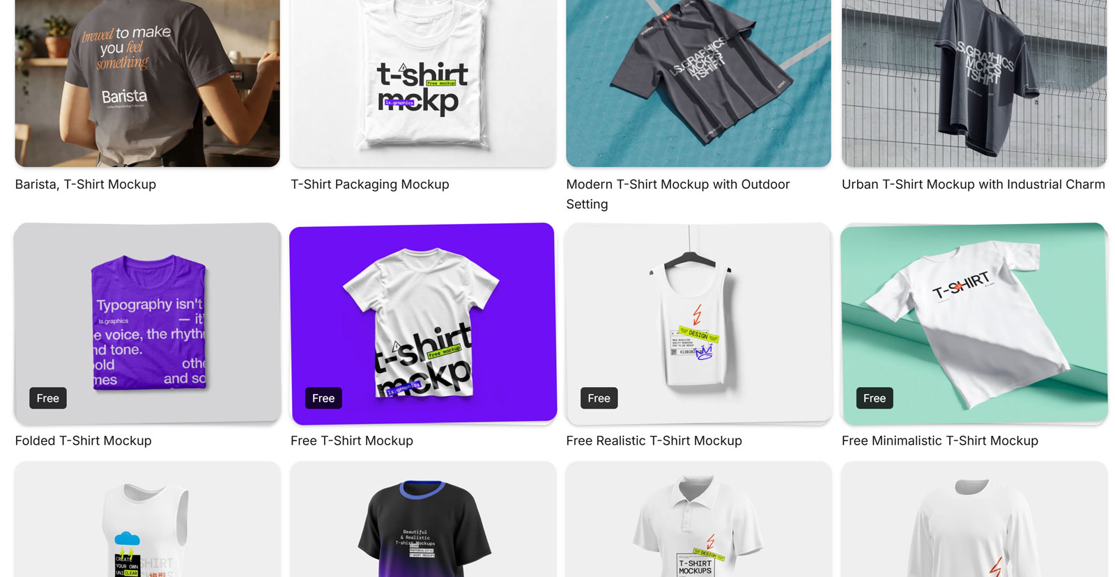 free clothing mockup