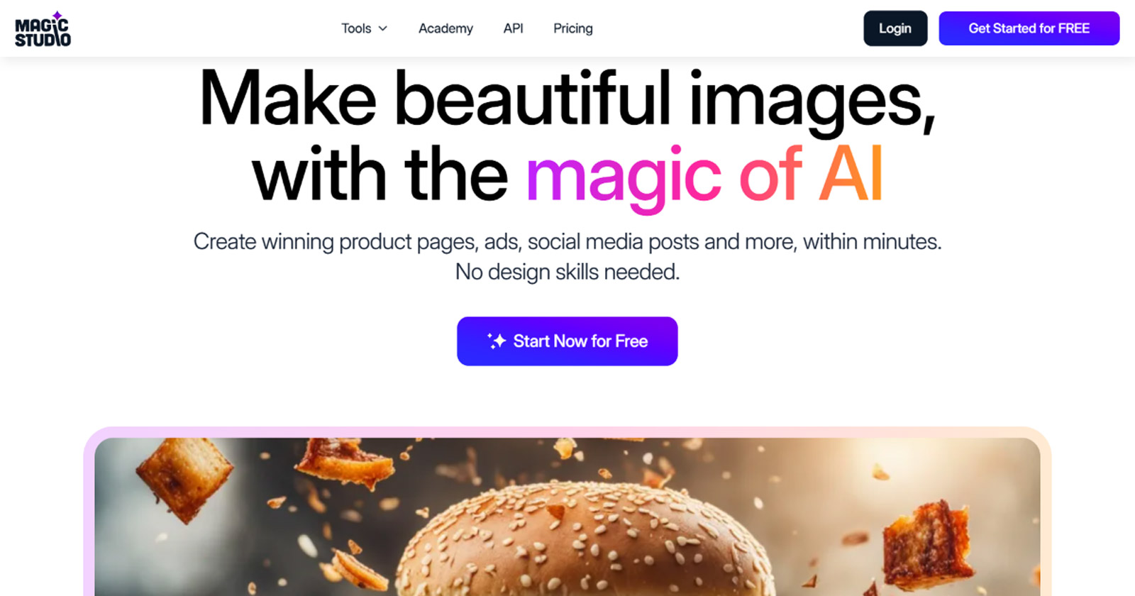 Magic Studio AI lifestyle scene generation