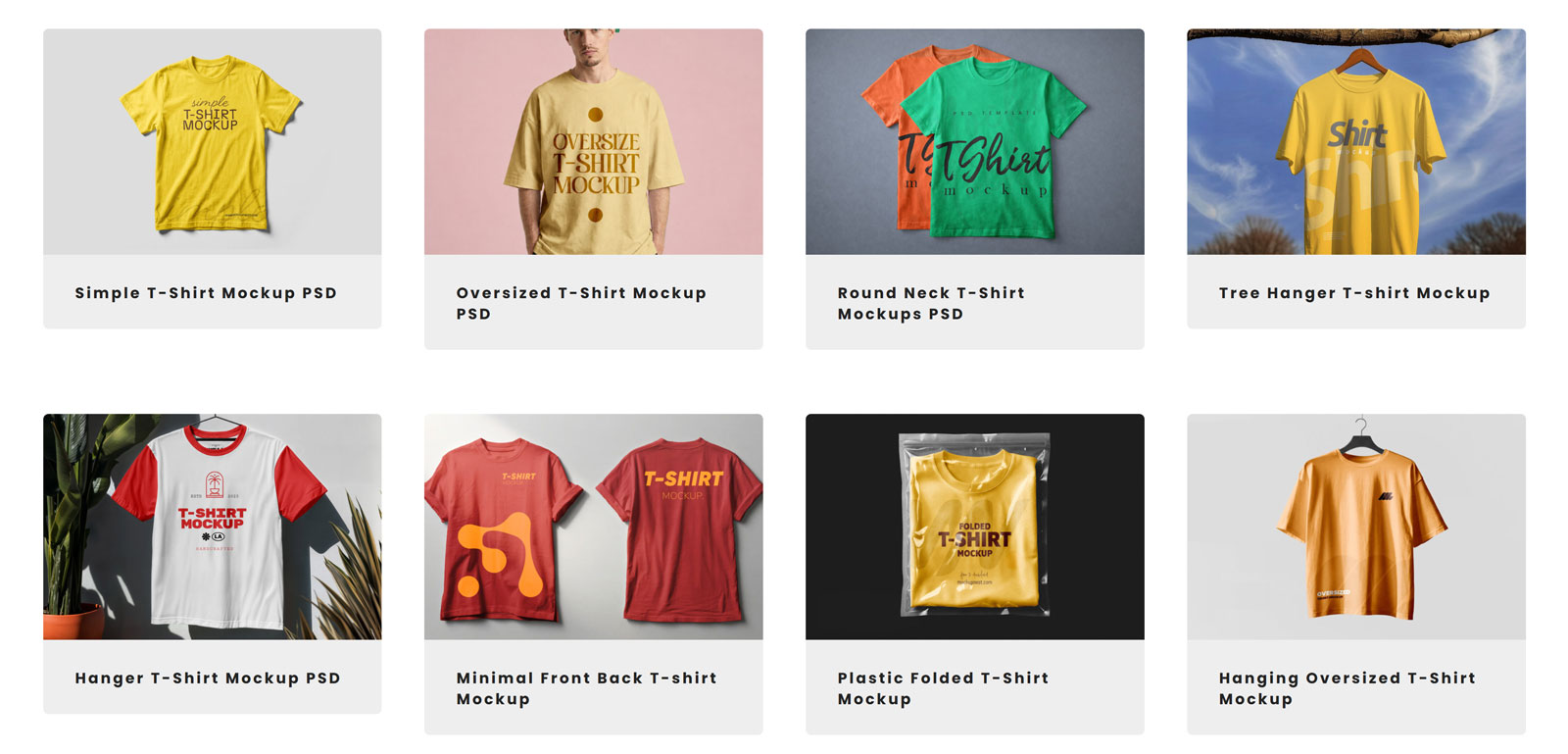 free clothing mockup