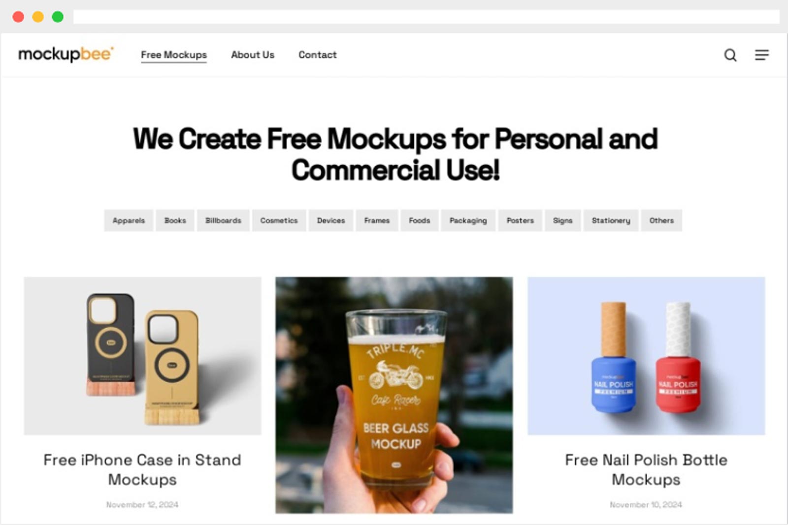 Mockupbee free product packaging PSD mockup download