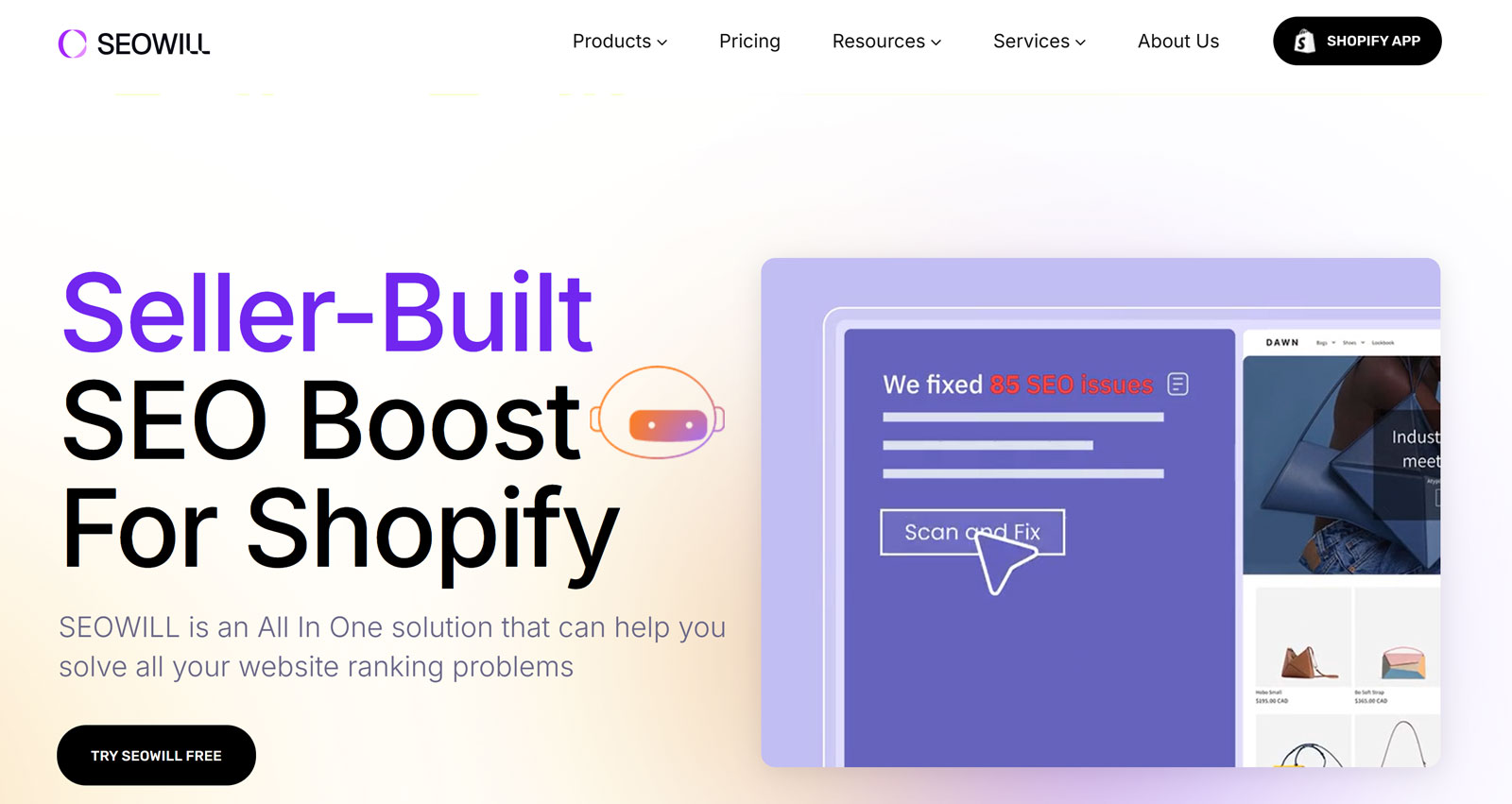 SEOAnt AI SEO automation Shopify meta tags