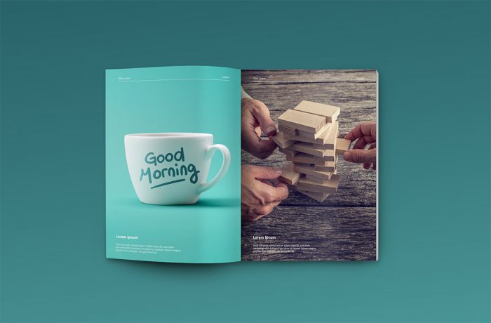 Free A4 Magazine PSD Mockup | Mockuptree