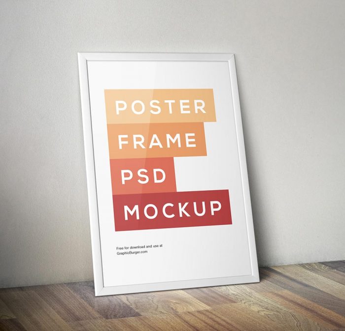 Free Poster Frame Mockup PSD | Mockuptree