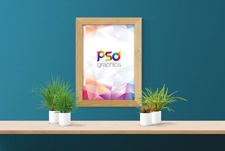 Free Wall Poster Frame Mockup | Mockuptree