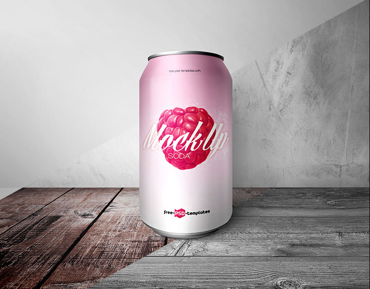 Download Free New Soda Can Mockup | Mockuptree