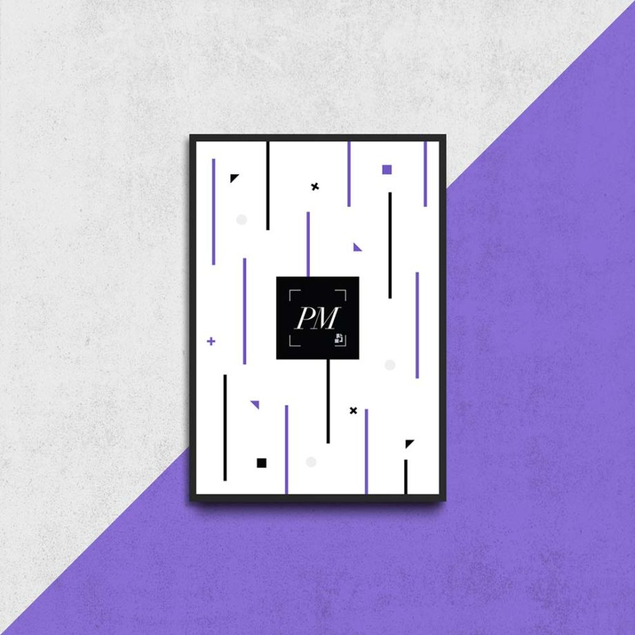 Free Wall Frame Poster PSD Mockup | Mockuptree