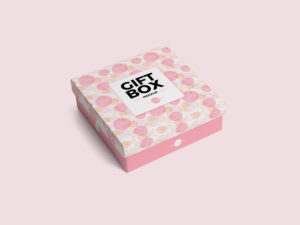 Free Gift Box Mockup PSD | Mockuptree
