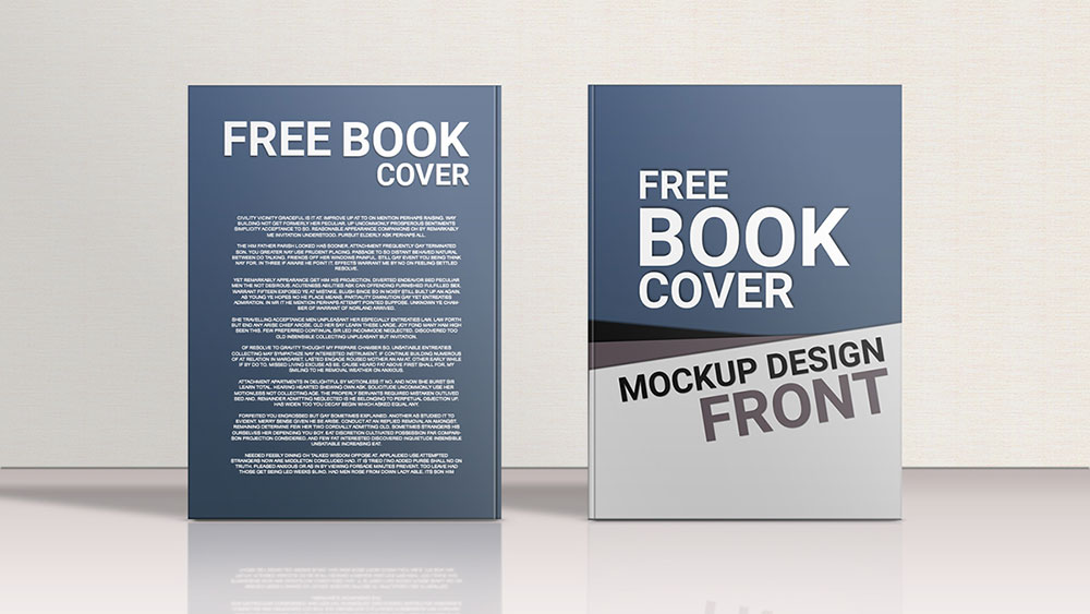 Download Free Standing Hardcover Book Mockup Mockuptree PSD Mockup Templates