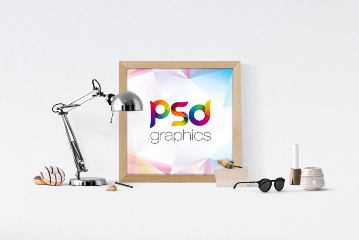 Free Square Poster Frame Mockup | Mockuptree