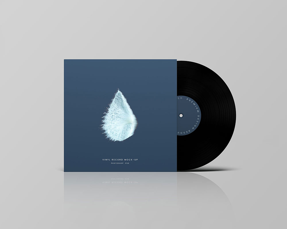 Free Vinyl Record Mockup Template | Mockuptree