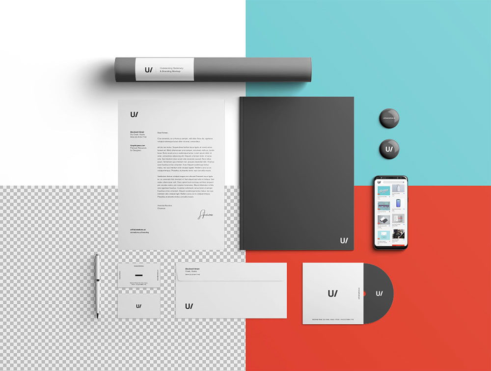 Free Stationery Branding & Identity Mockup