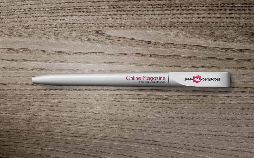 Download Free Pen Mockup In Psd Mockuptree