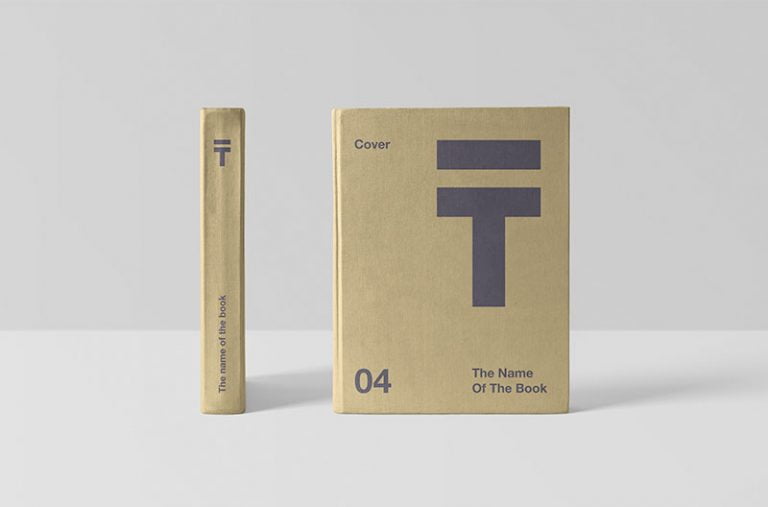 Free Realistic Book Cover Mockup PSD | Mockuptree