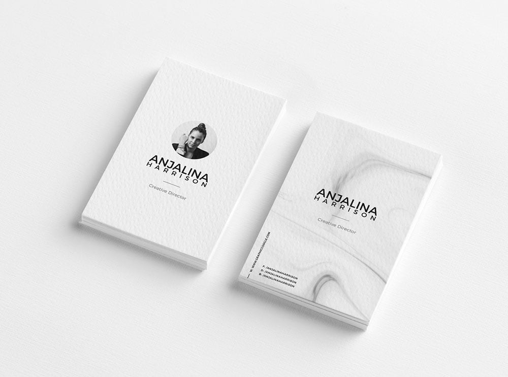 Free Textured Business Card Mockup PSD | Mockuptree