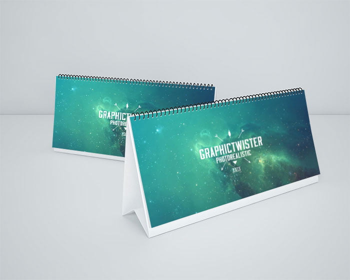 Download Free Double Calendar Mockup | Mockuptree