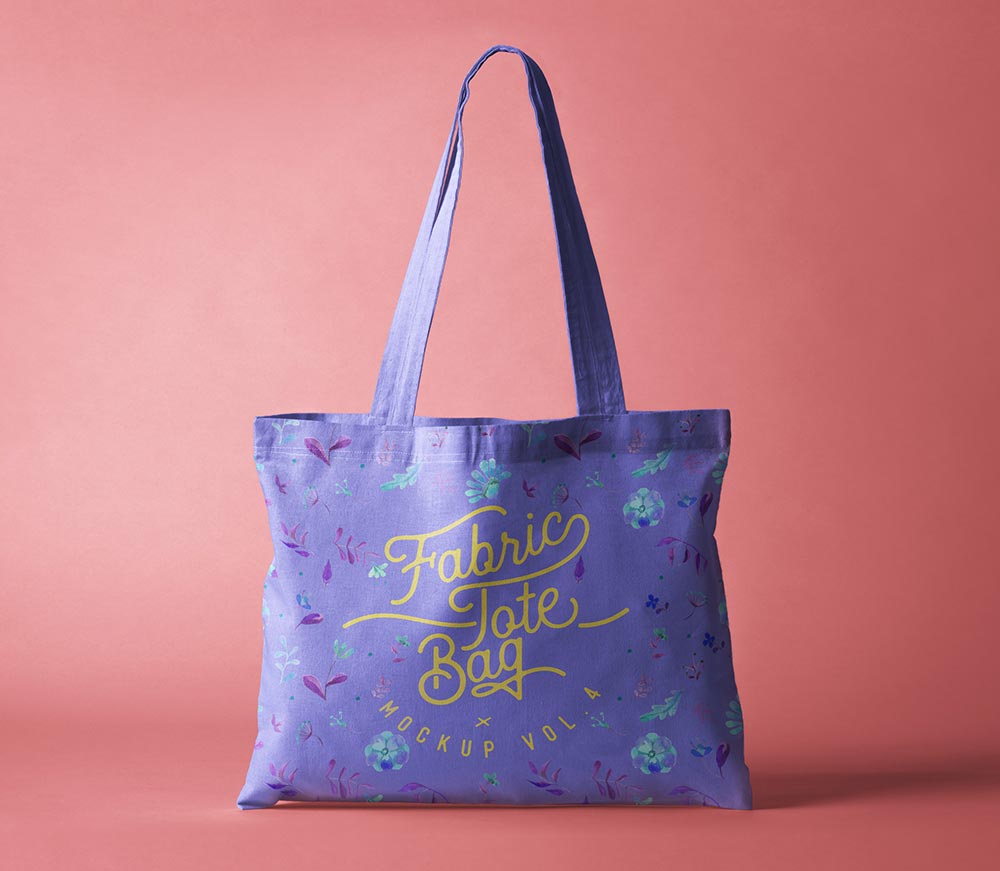 Download Free Fabric Tote Bag Mockup Mockuptree Yellowimages Mockups