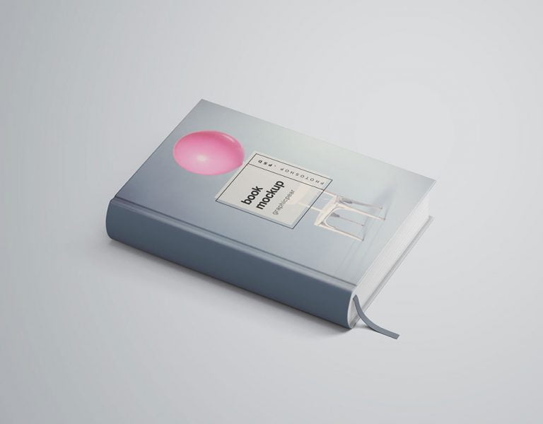 Free Hard Book Cover Mockup | Mockuptree