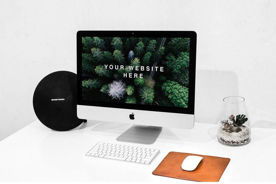 Download Free Desktop Screen Mockup Mockuptree