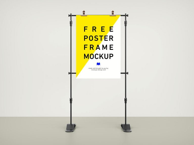 Free Frame Poster Mockup | Mockuptree