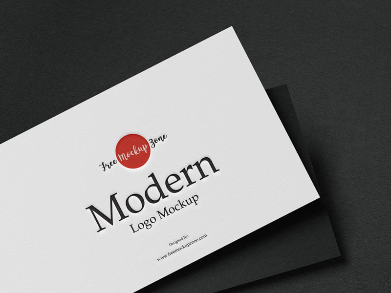 Download Free Modern Logo Mockup | Mockuptree