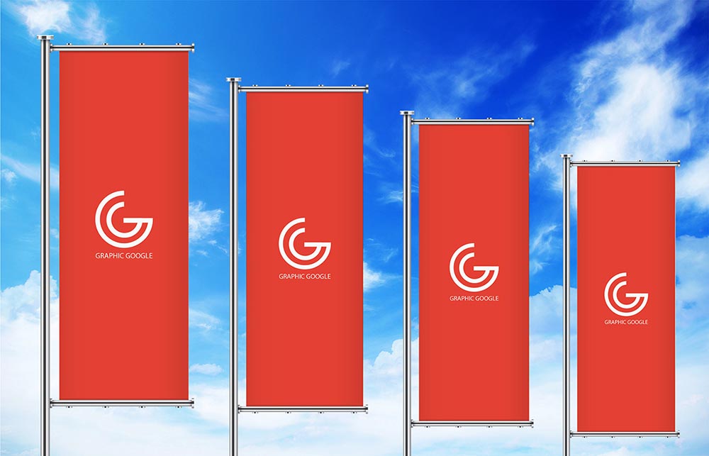 vertical outdoor banner