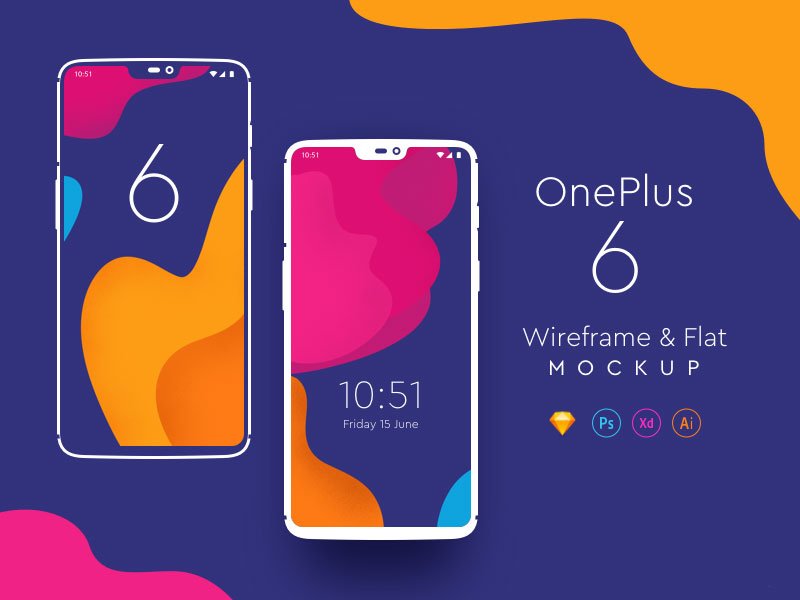 Download Free One Plus 6 Mockup | Mockuptree PSD Mockup Templates