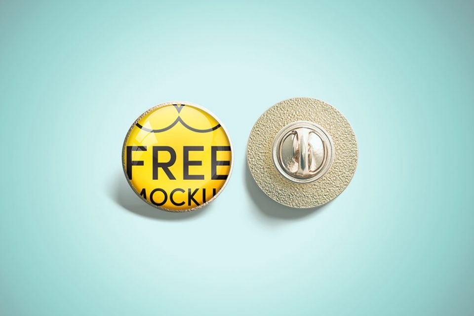 Download 12 Best Free Pin Button Badge Mockups Mockuptree