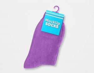 Free Socks Mockup