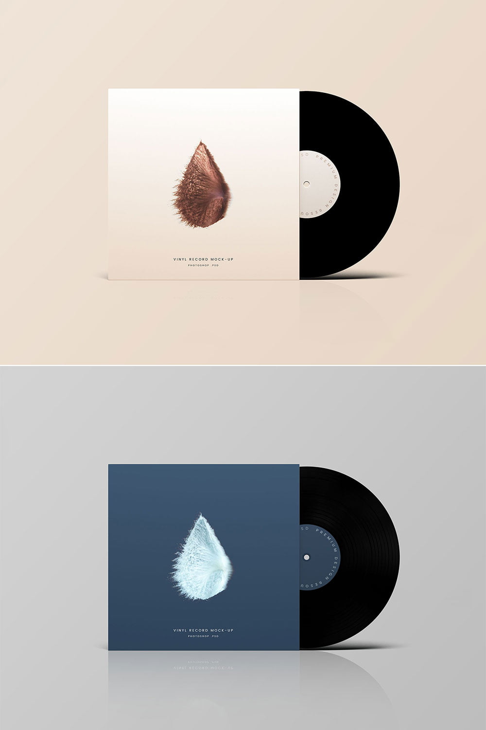 Download Free Vinyl Record Mockup Template Mockuptree