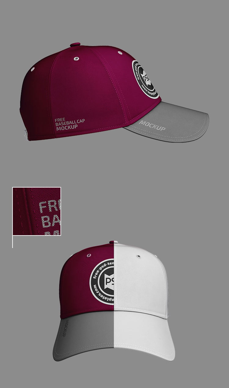 Free Baseball Cap Mockups | Mockuptree