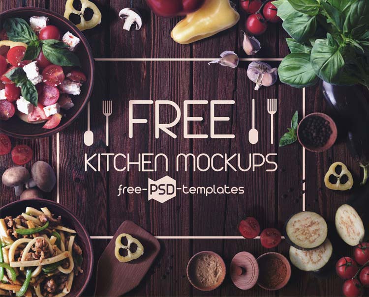 Free Kitchen Mockups | Mockuptree