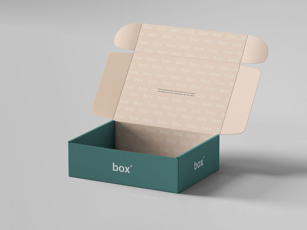 Free Pinch Lock Box Mockup | Mockuptree