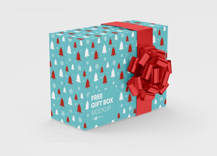 Download Free Gift Box Mockups Mockuptree PSD Mockup Templates