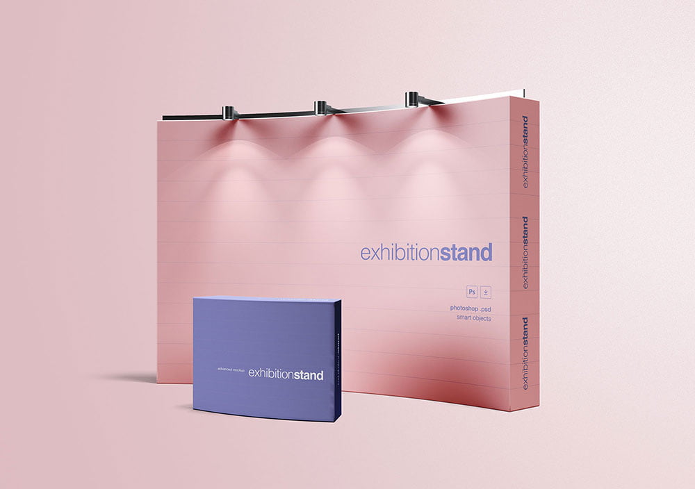 Free Exhibition Stand Mockup Mockuptree