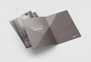 Free A4 Folder Mockup | Mockuptree