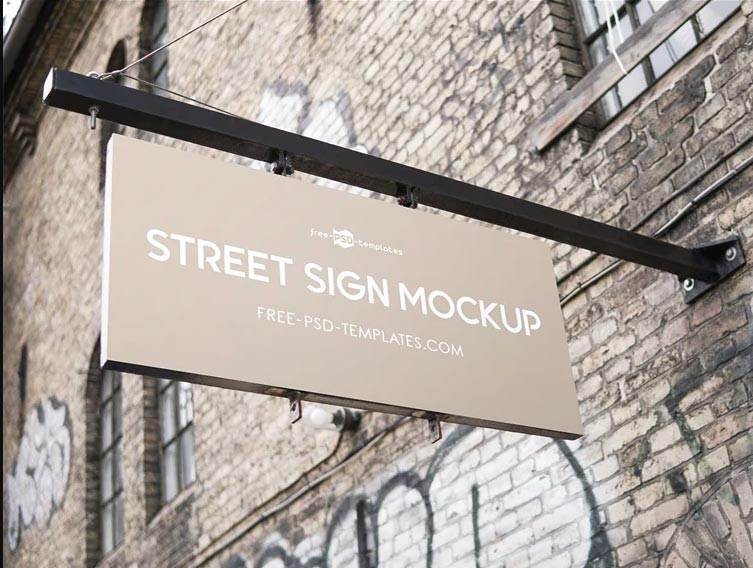 Download Free Restaurant Signage Mockup Mockuptree PSD Mockup Templates