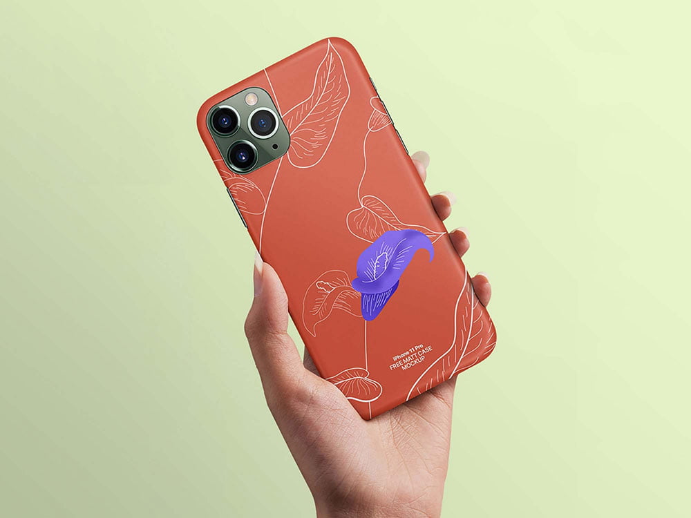 Free iPhone 11 Pro Case Mockup | Mockuptree