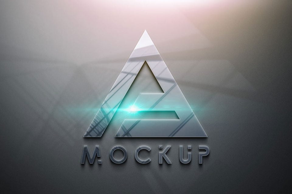 Download Free 3d Logo Mockups Mockuptree