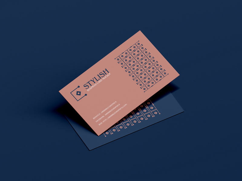 Download Free Translucent Business Card Mockup Mockuptree