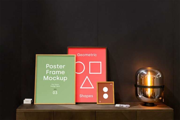 Free Poster Frames Mockup | Mockuptree