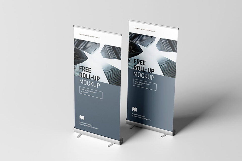 25+ Free Roll-Up Mockups of | Mockuptree