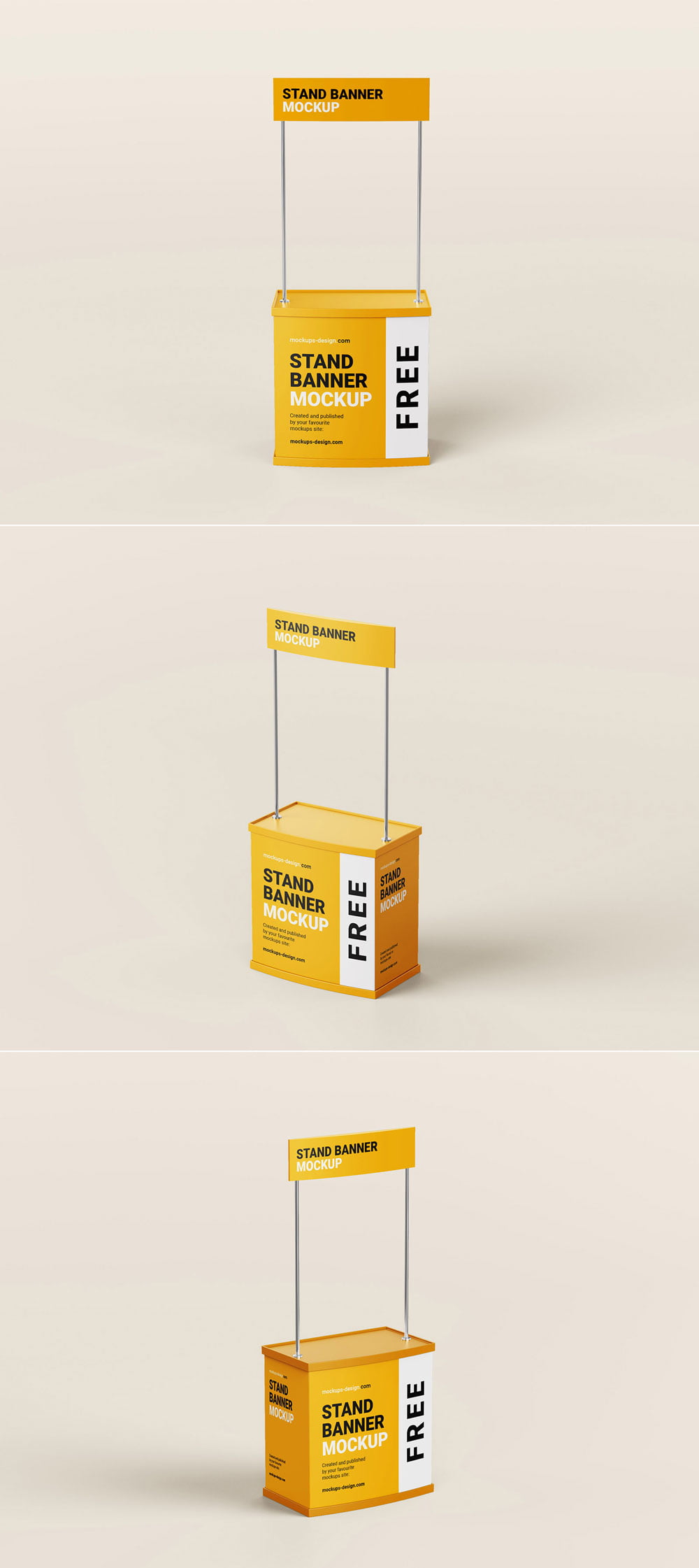 Free Trade Stand Mockup