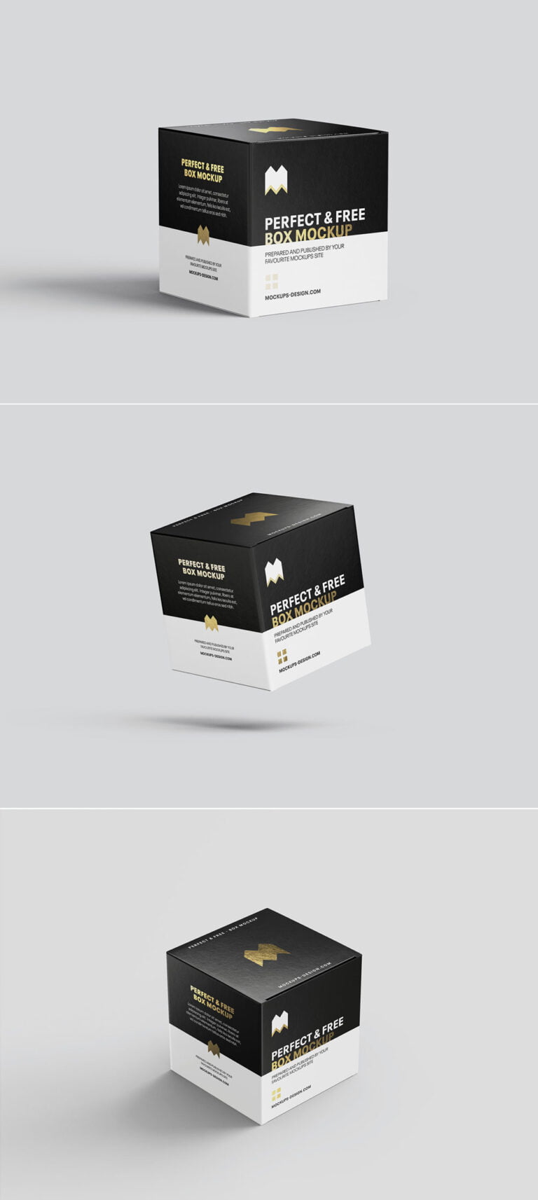 Free Square Box Mockup PSD | Mockuptree