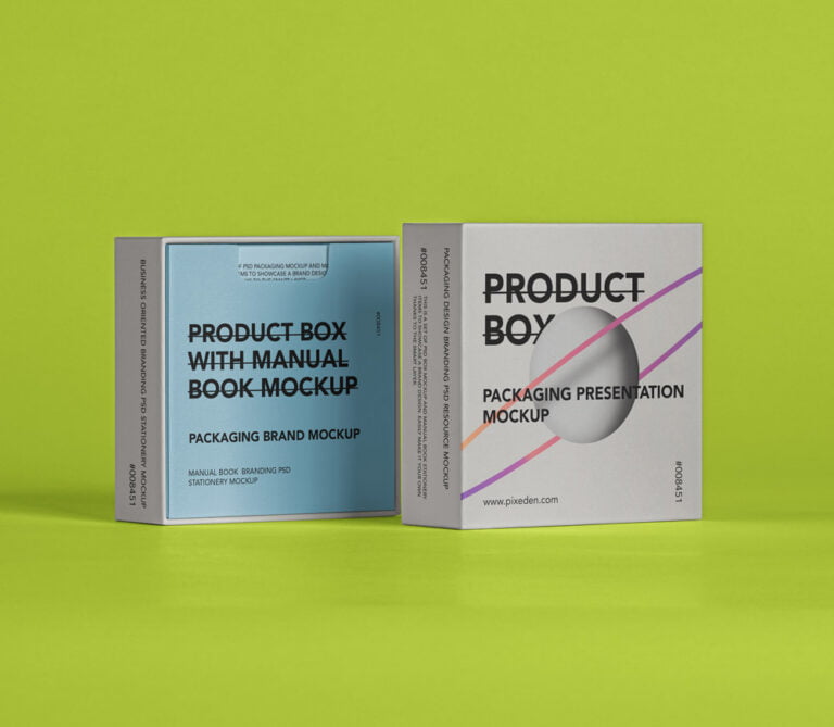 Free Product Brand Box Mockup | Mockuptree