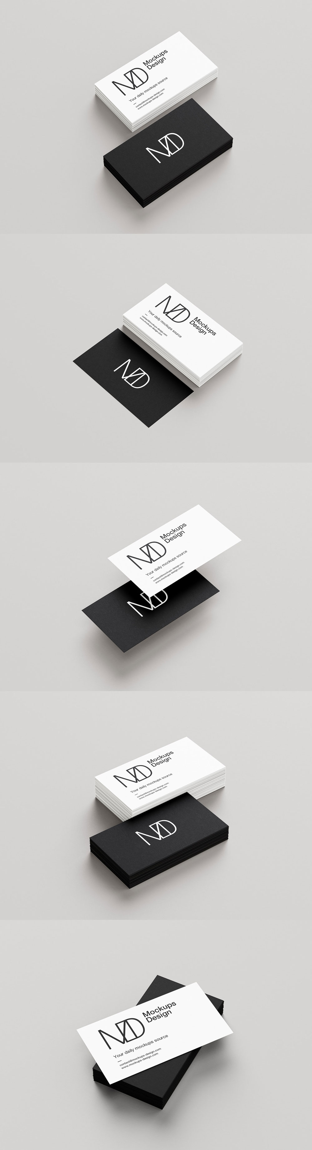 Free Clean Business Cards Mockup Free Clean Business Cards Mockup